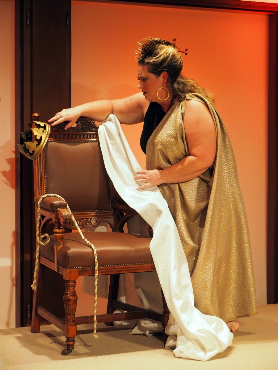 Megan Cullen on stage